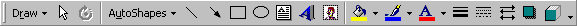 Drawing toolbar