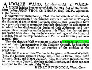 News clippings about Samuel Favell
