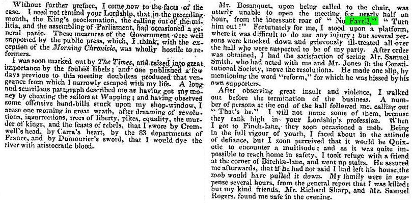 News clippings about Samuel Favell