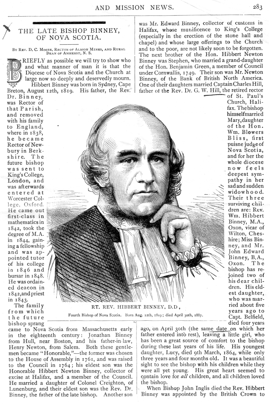 Rt Rev Hibbert Binney obituary - page 1