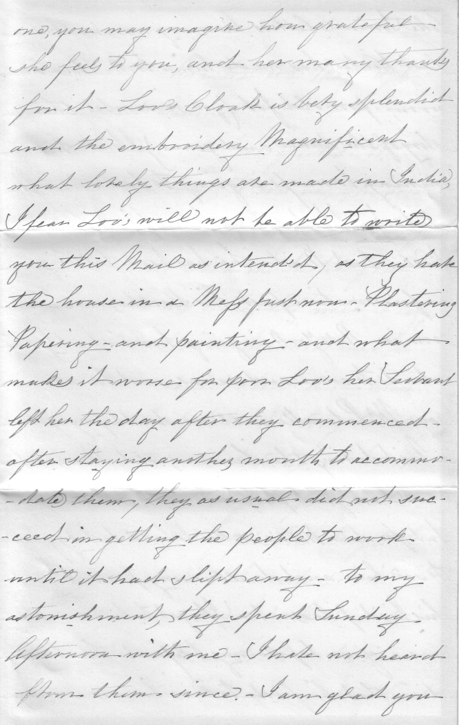 First letter from Emily Binney - page 3