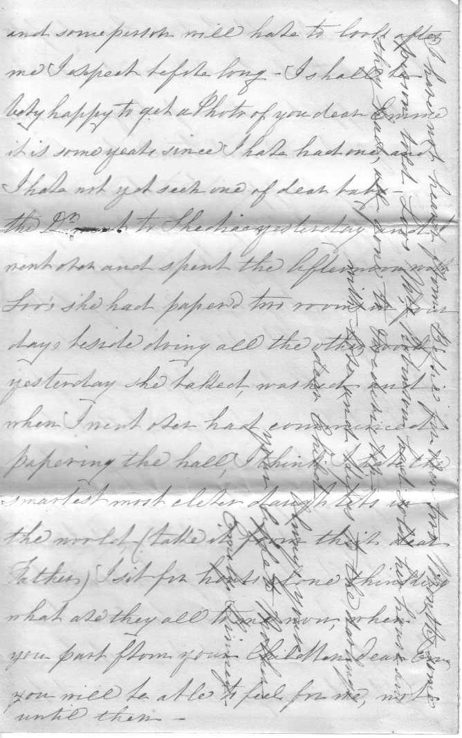 First letter from Emily Binney - page 8