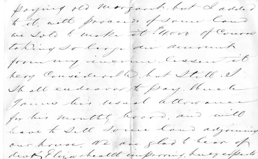 Fourth letter from Irwine Binney - page 3