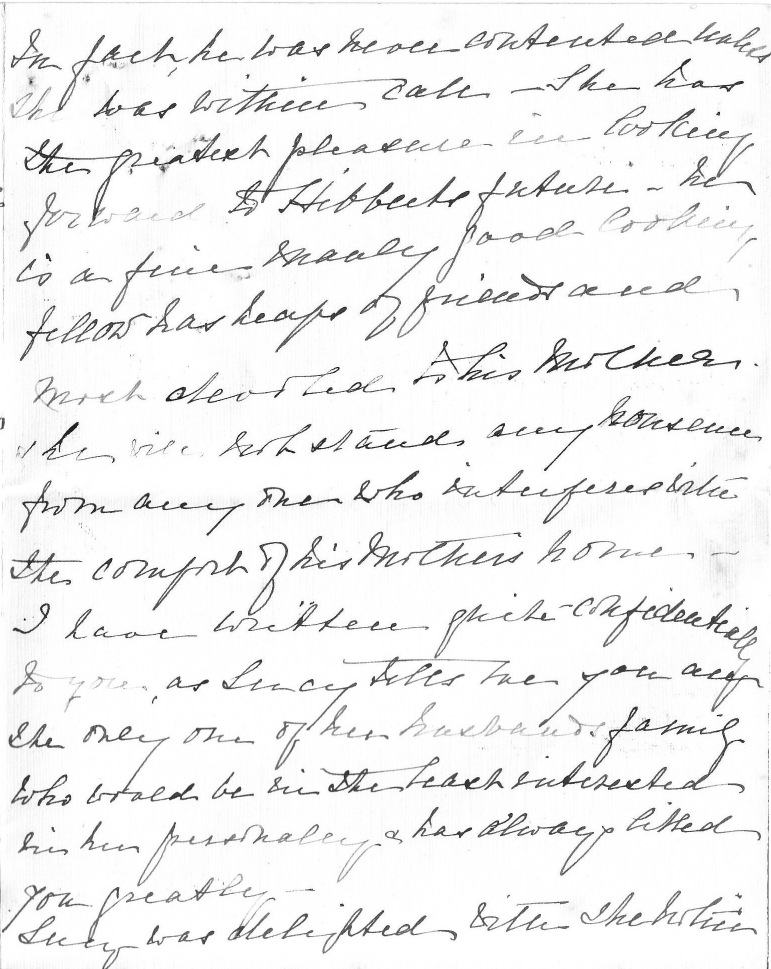 Letter from Sarah Ketchum - page 7