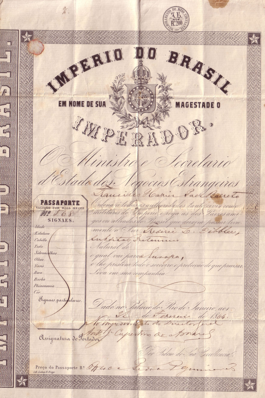 Passport from Brazil