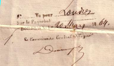 Back of passport to Brazil