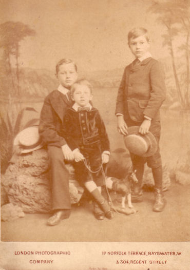 The sons of Frederick Dibblee