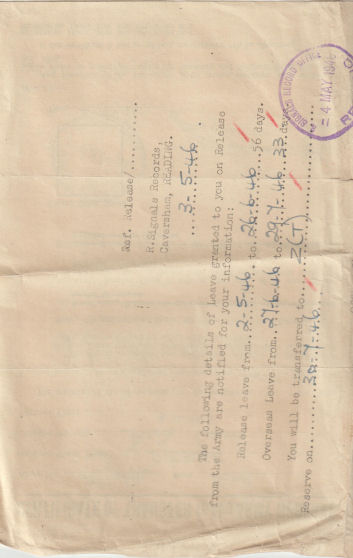 David Dibblee army record