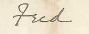 Frederick Lewis Dibblee's signature