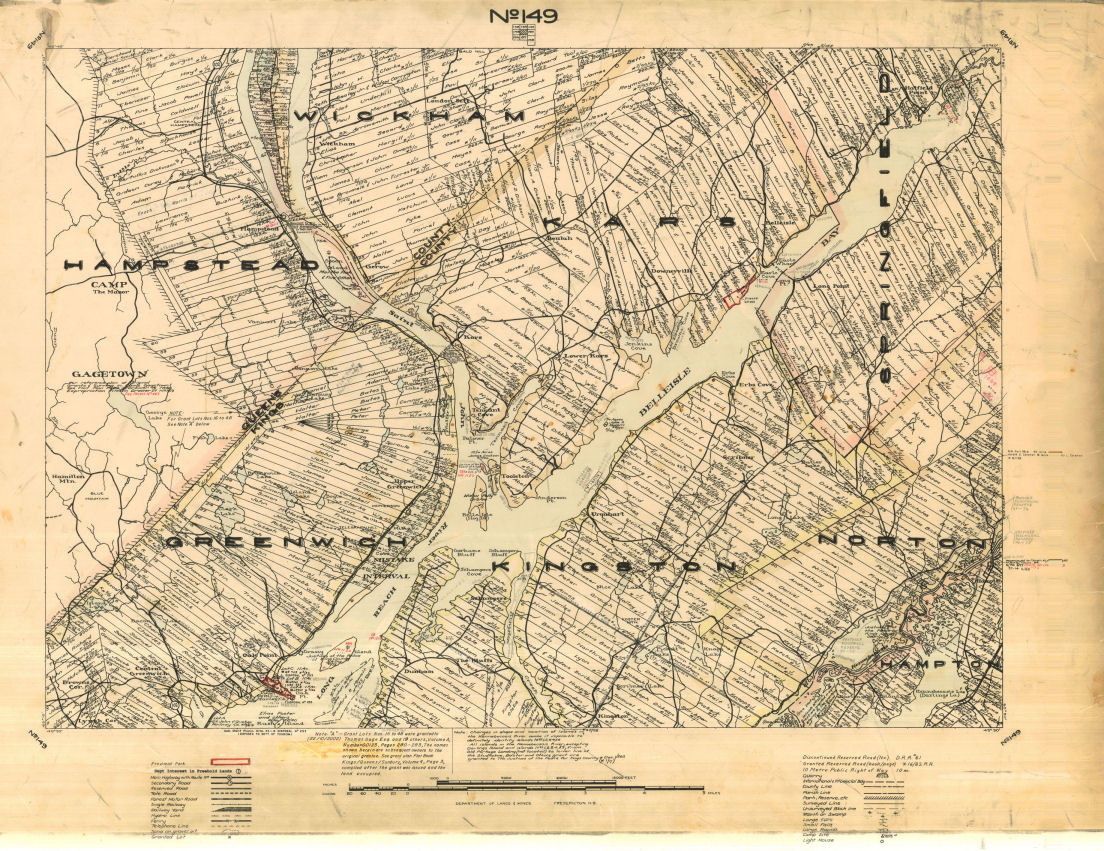Full map of Kingston land plots