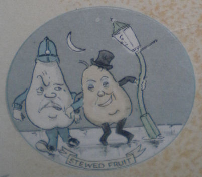 Detail from Christmas Prisoner of War menu