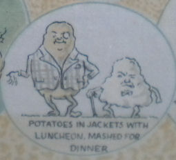 Detail from Christmas Prisoner of War menu