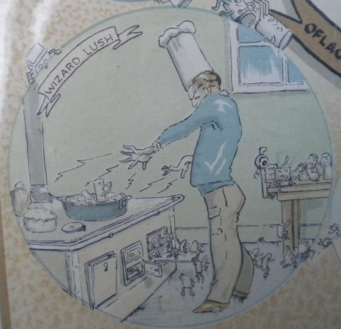 Detail from Christmas Prisoner of War menu