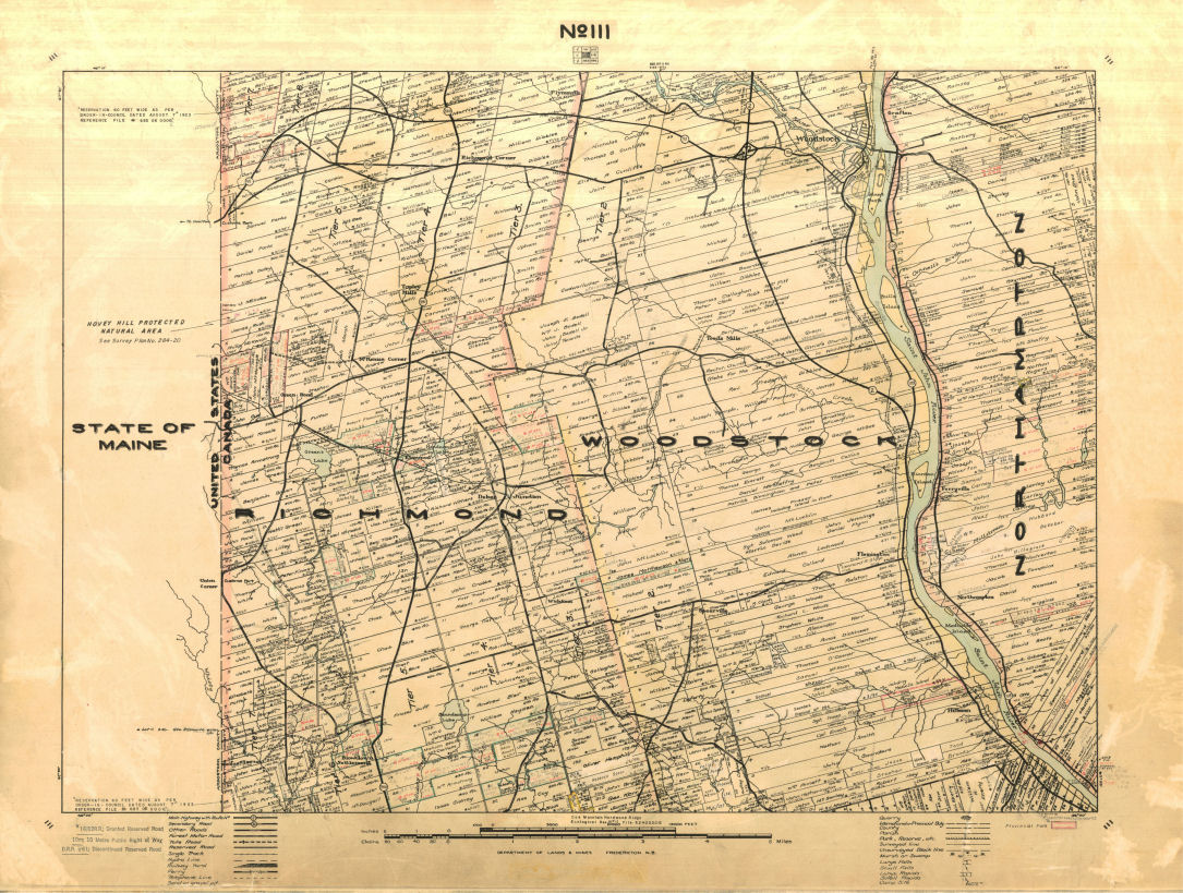 Full map of Woodstock land plots