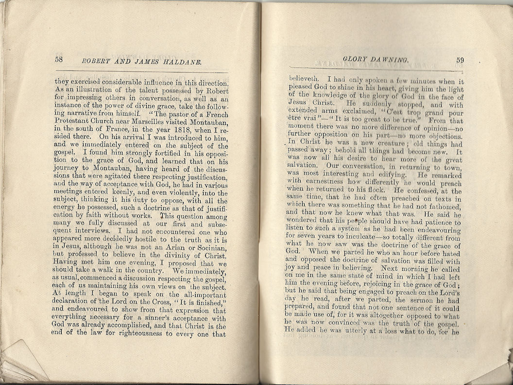 Robert and James Haldane booklet