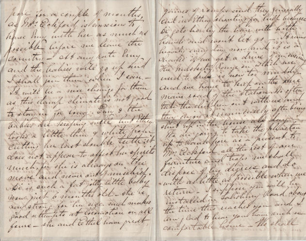 Letter from Andrew Geddes to sister