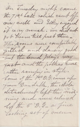 Letter from Andrew Geddes