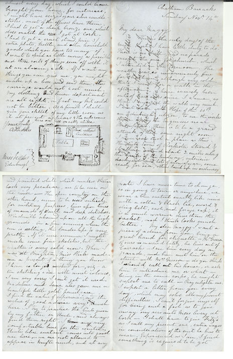 Letter from Andrew Geddes