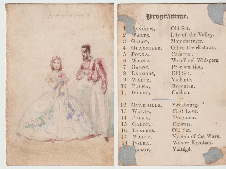Dance card