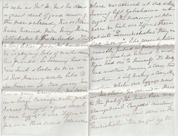 Letter from Emily Geddes to children