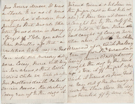 Letter from Emily Geddes to mother