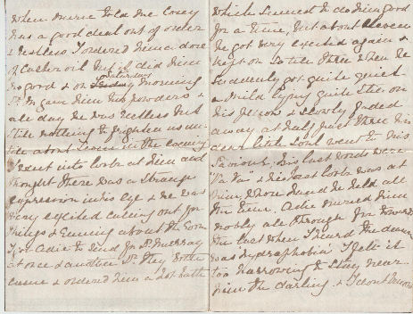 Letter from Emily Geddes to mother