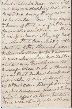 Letter from Emily Geddes to mother