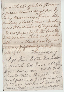 Letter from Emily Geddes to mother