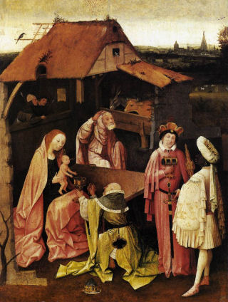1475-80 Epiphany by Hieronymus Bosch (c.1450-1516)