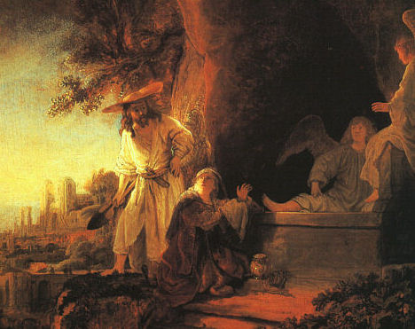 1638 The Risen Christ Appearing to Mary Magdalen by Rembrandt (1606-1669)