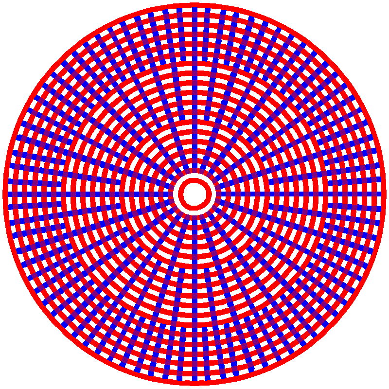 circular Greek key template - multi-coloured