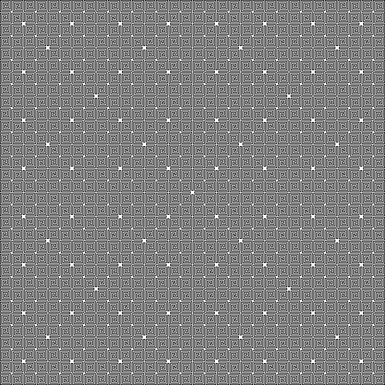 Fractal turning Greek Key - generation 4