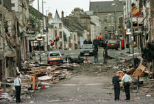 Omagh bombing by the Real Irish Republican Army in 1998