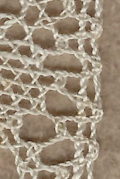 Bobbin lace - footsides