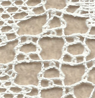 Bobbin lace - rose ground