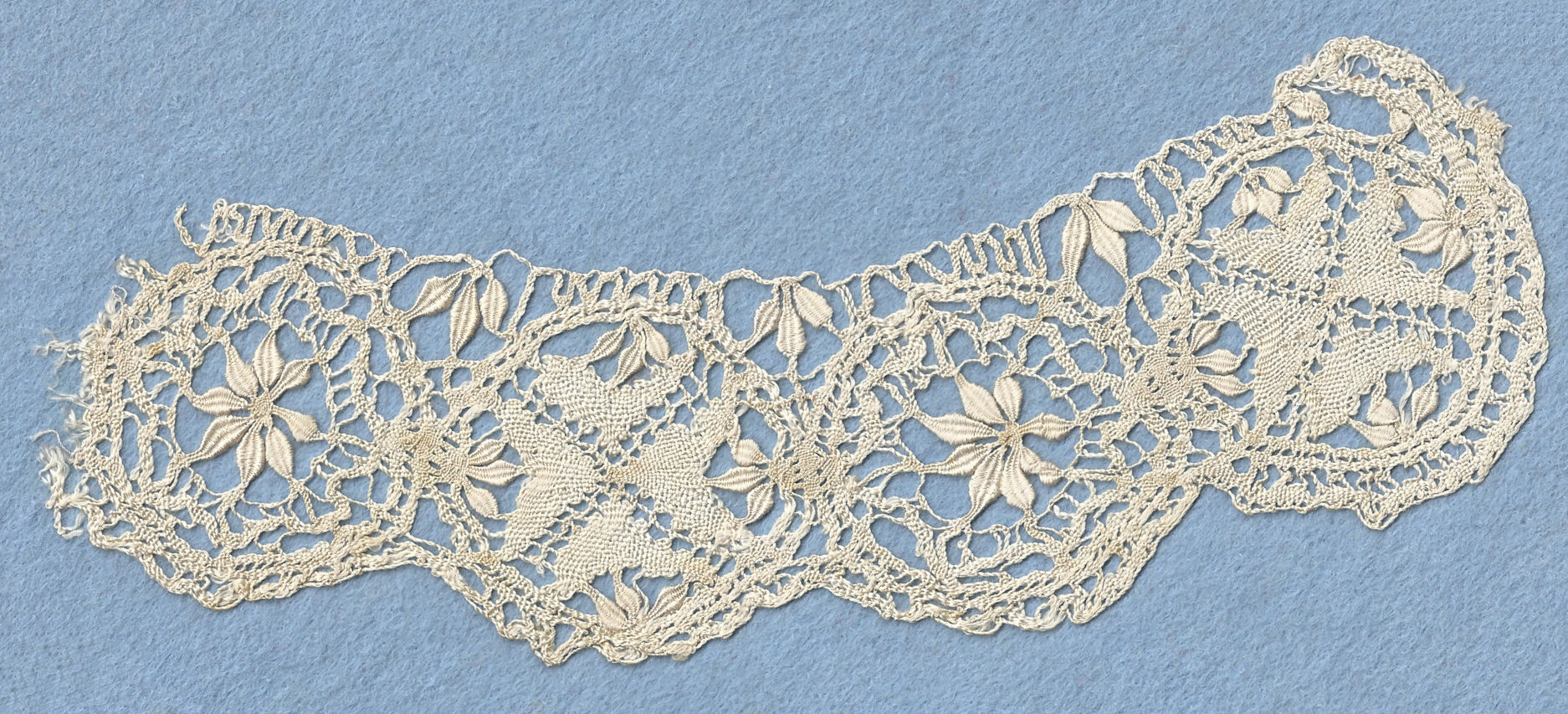 Maltese lace - part of collar