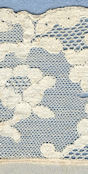 Flowery machine lace