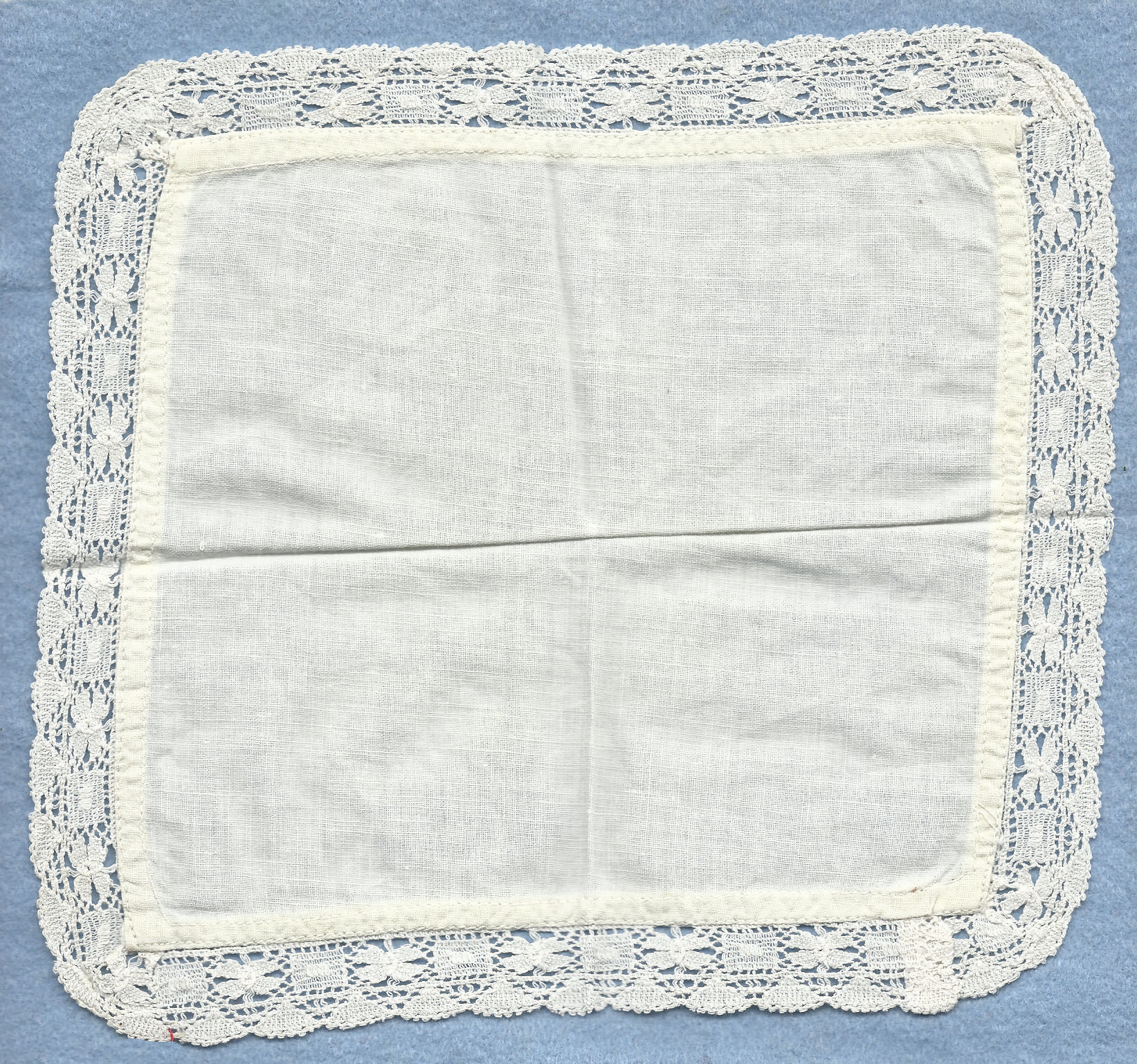 Lace trimmed hankerchief