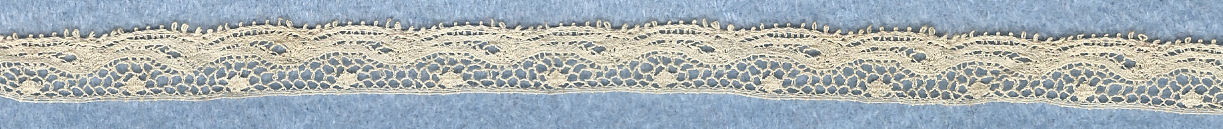 Machine lace edging