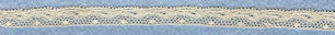 Machine lace edging