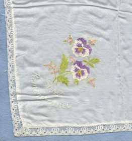 Machine lace edging