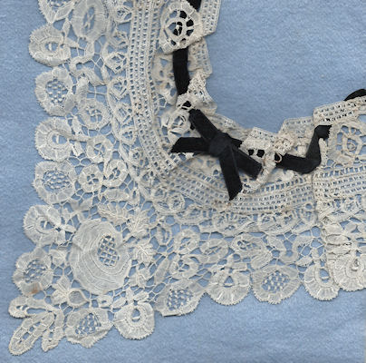 Mixed tape lace - collar