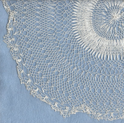 Netted lace