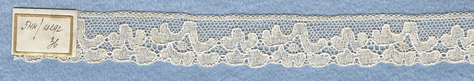 Machine lace edging