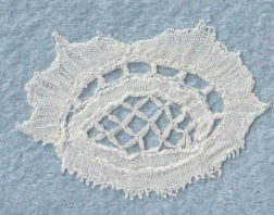 Single Honiton lace motif