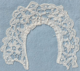 Mixed tape lace - collar