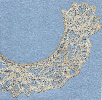 Mixed tape lace - collar