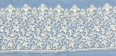 Schiffli machine lace - edging