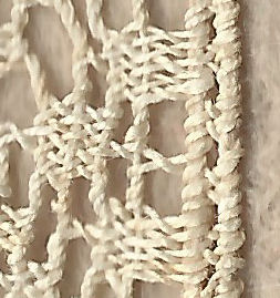 Machine-made lace - tallies