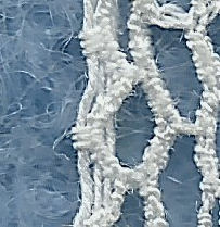 Machine-made lace - cloth stitch